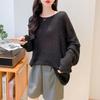 MOCANA Relaxed Fit Long Sleeve Knit Sweater