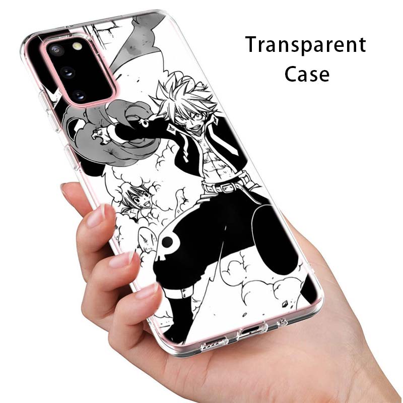 Fairy Tail Comic For Samsung Galaxy S22 Pro S21 S20 FE Ultra S10 S10E Lite S9 S8 Plus S7 S6 Edge Soft Phone Case