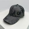 And Women Personalized Check Reflective Baseball Caps Air Permeable Street Style Sun Protection Snapback Hats All-Match Vintage Fashion Casual