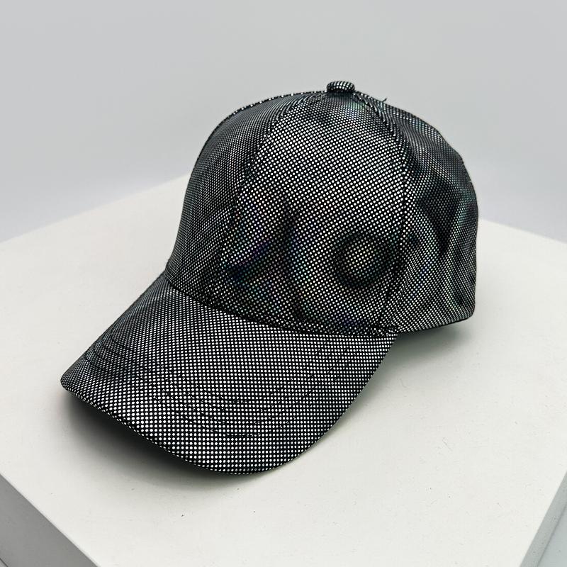 And Women Personalized Check Reflective Baseball Caps Air Permeable Street Style Sun Protection Snapback Hats All-Match Vintage Fashion Casual