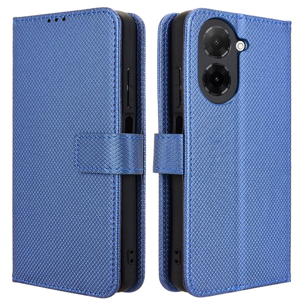 For Xiaomi Redmi A5 4G (171.7mm)/Poco C71 4G Case PU Leather Diamond Texture Wallet Phone Cover