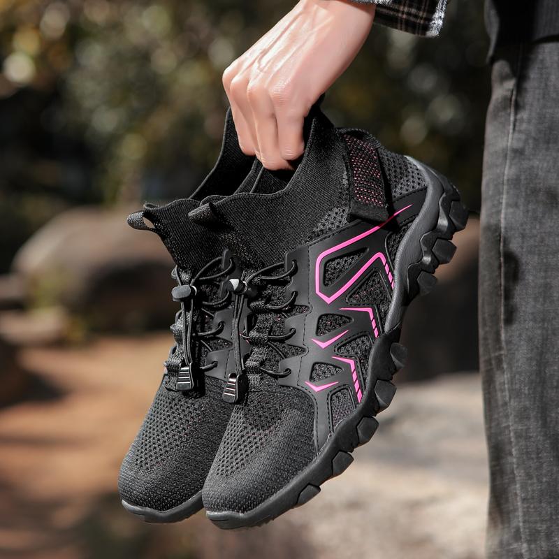 Fashion Men's Casual Shoes Outdoor Non-slip Hiking and Mountaineering Shoes Couple's Breathable High-top Lightweight Men's Sports Shoe