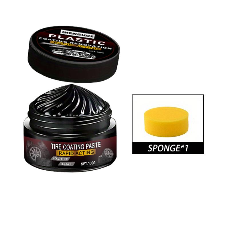 

Car Interior Scratch Repair Paste - Car Scratch Repair | Tire Shine Restoration, Black Interior and Dashboard Plastic Surface Restoration
