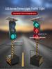 Type 300 Liftable Mobile Solar Traffic Signal with Flashing Red, Green, and Yellow Arrow Light