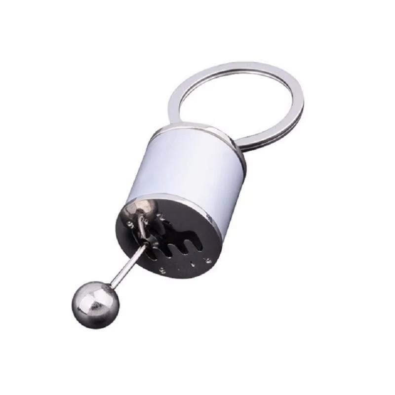 

1Pcs Metal Keyring Creative Car Shifter Keychain Six-Speed Gear Stick Knob Gearbox Model Key Antistress Adults New Fidget Toys