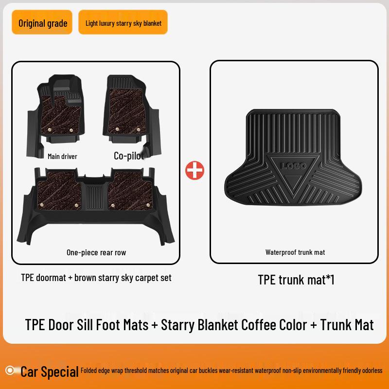 2025 Nissan X-Trail Honor Full Coverage TPE Floor Mats