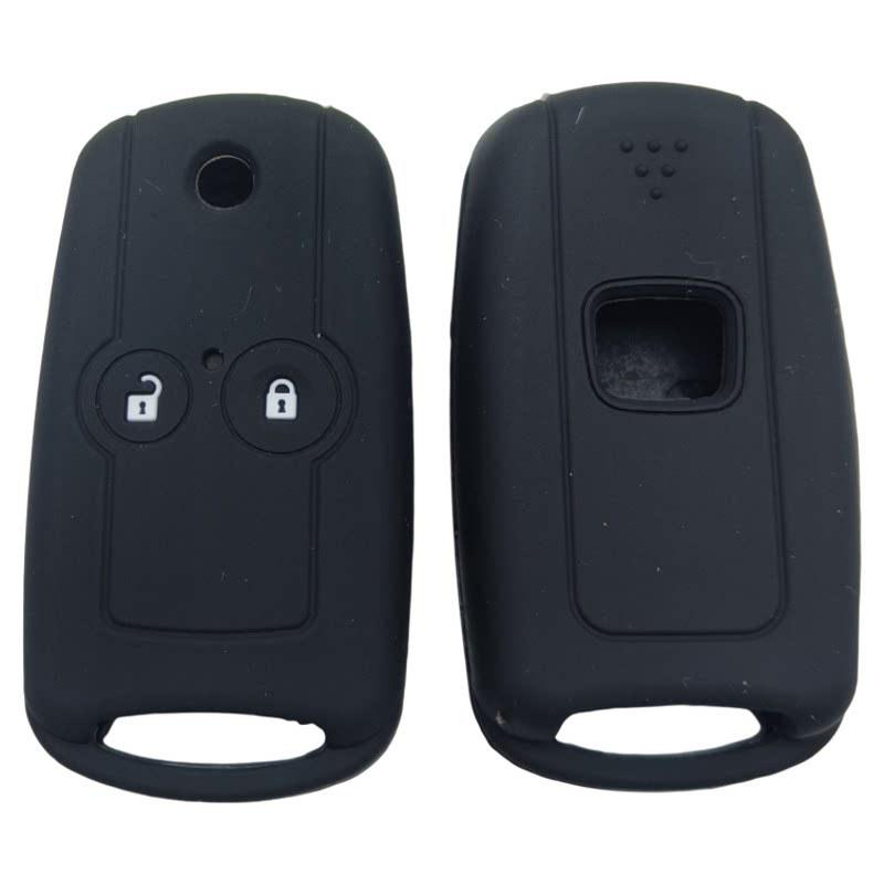 

Acura Honda Civic Accord 2-Button Remote Folding Key Silicone Protective Case чёрный