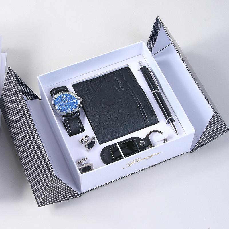 Fancy & Yc M2277 Elegant 5-Piece Business Experience Kit Simple Luxury Men's Set for High-End Events Holiday Gift Set for Men