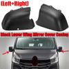Copertura Inferiore Specchietto Laterale Nera Guscio ABS Alloggiamento Guscio Specchietto Laterale Adatto per Renault Trafic per Opel Vivaro per Fiat Talento Furgone