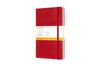 Moleskine Classic Horizontal Large Size x QP060R Notebook, Hardcover, Ruled, (13cm 21cm), Red,
