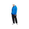 adidas Bluza męska Originals Clover FW22 w jednolitym kolorze z nadrukiem logo, ze sznurkiem, z długim rękawem, niebieska HK9866