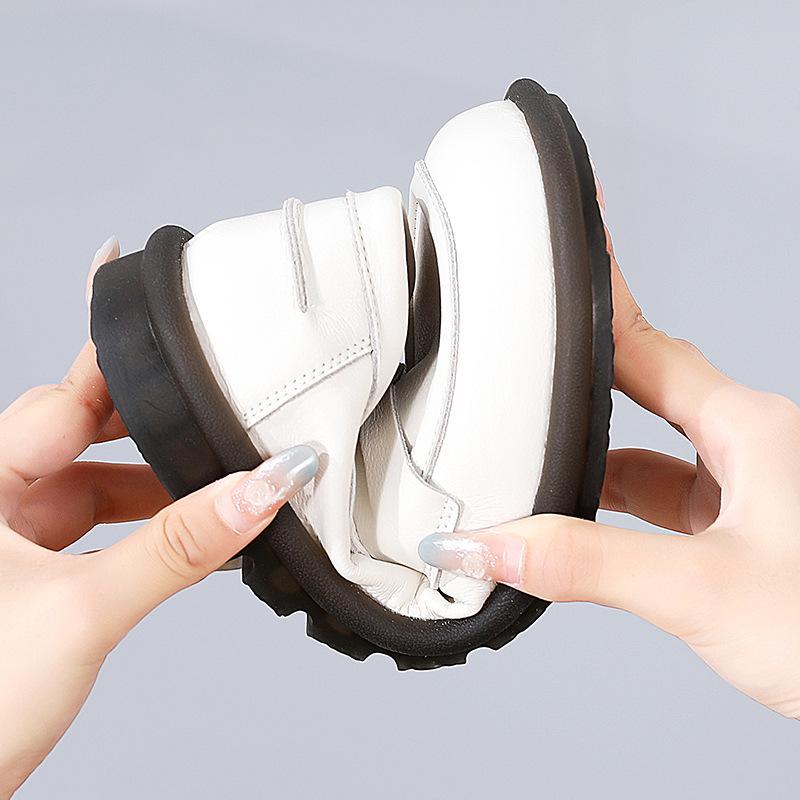 Autumn 2022 Korean Style Casual Slip-on Loafers for Middle-aged and Elderly Women
