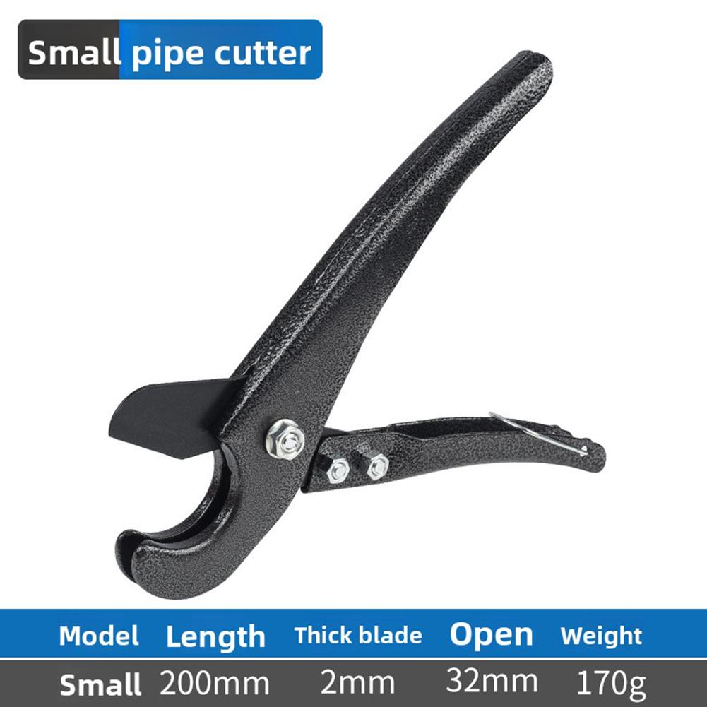 PVC Pipe Cutter 32mm Professional Tube Slicer Plastic PE PU Hose Cutting Tool Rubber Grip Hardware Tools For Plumbing Repair Kit