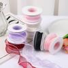 4cm Pearl Fishtail Silk Ribbon for Bouquet & Cake Decoration