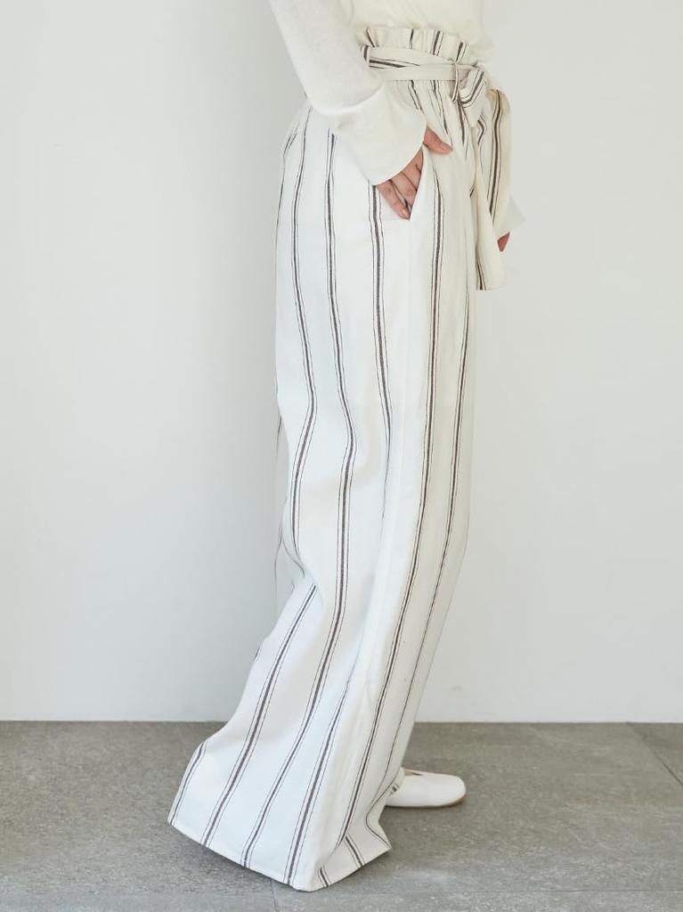 Gelato Pique Long Pants PWFP252345STRIPEF Gauze-Like