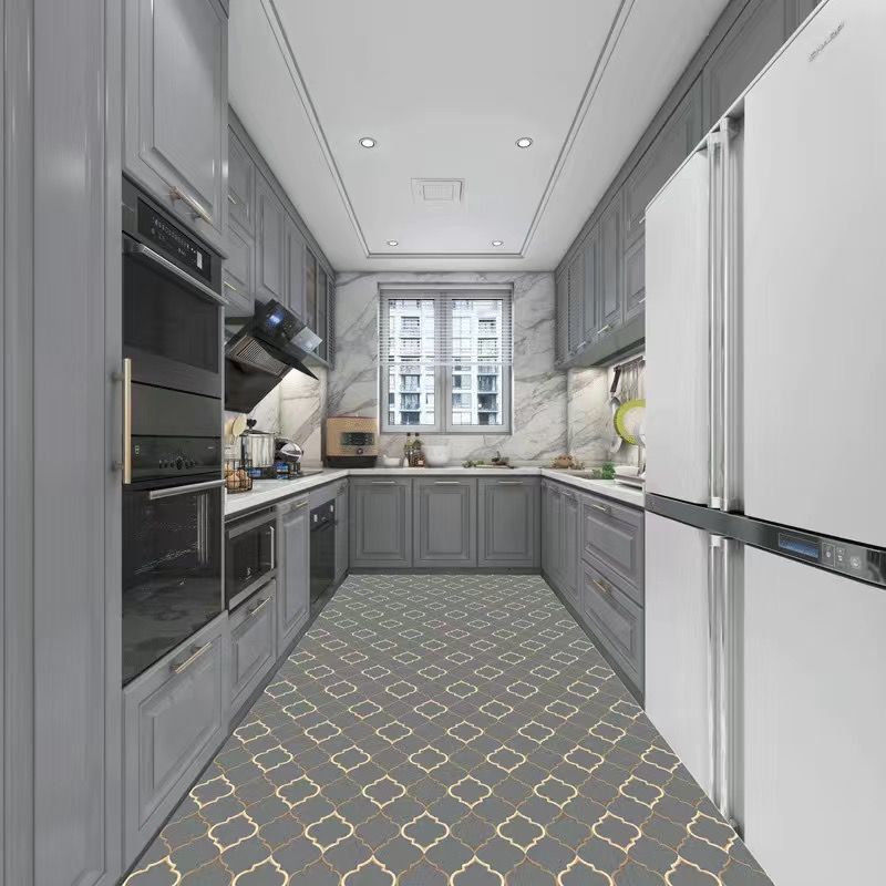 Kitchen Leather Carpet Non-slip Mat  Waterproof and Oil Proof Floor Mat Balcony Door Mat Room Carpet Area Rug Washable Bath Mat