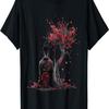 Geisha Samurai Mädchen Sakura Kirschblüte T-Shirt(2)