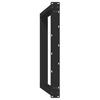Vidxl Nogi Do Stołu Jadalnianego, 2 Szt., Czarne, 90X(72-73) Cm, Stal