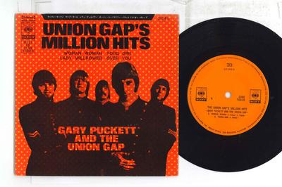 7inch Record UNION GAP  Union Gaps Million Hits SONE70029 CBS SONY Japan Rock Used