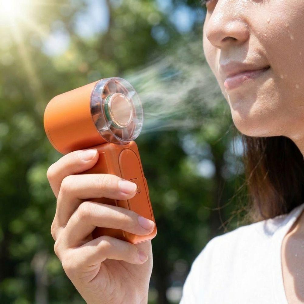 Adjustable Mini Handheld Fan USB Rechargeable Pocket Fan Air Cooling Fan Portable Turbo Fan Travel
