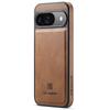 DG.MING For Google Pixel 9 Pro/Pixel 9 Case Anti-Drop Leather Coated PC+TPU Phone Back Cover