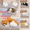 Simulated Kitten Meow Bamboo Charcoal Deodorizing Plush Cushion for Car & Home Decoration