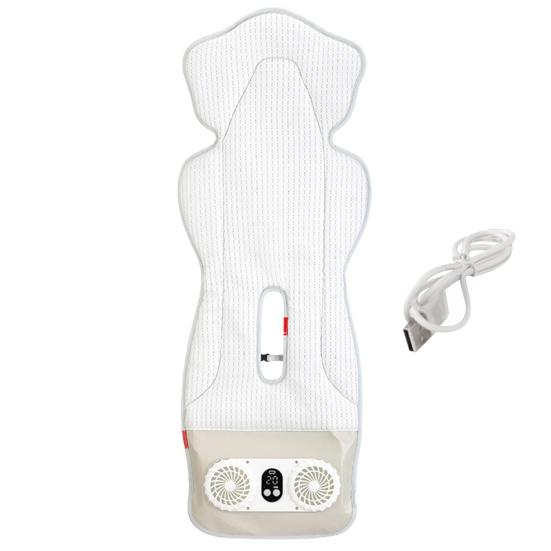 Baby Stroller Cooling Pad 3 Speeds Cooling Cushion with 2 Fans Timer Setting Breathable Mesh Cooling Liner for Stroller Crib Summer Baby Essentials