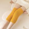 Women Fur Warm Knee Pads Winter Coral Fleece Thick Soft Leg Arthritis Kneepad Knee Warmer Running Knee Protector Long Socks