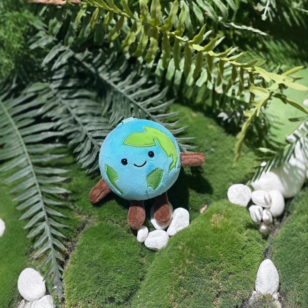 

Trendy Earth Plush Planet Charm: Celebrity Style Backpack Pendant Doll 10cm (0.01kg)