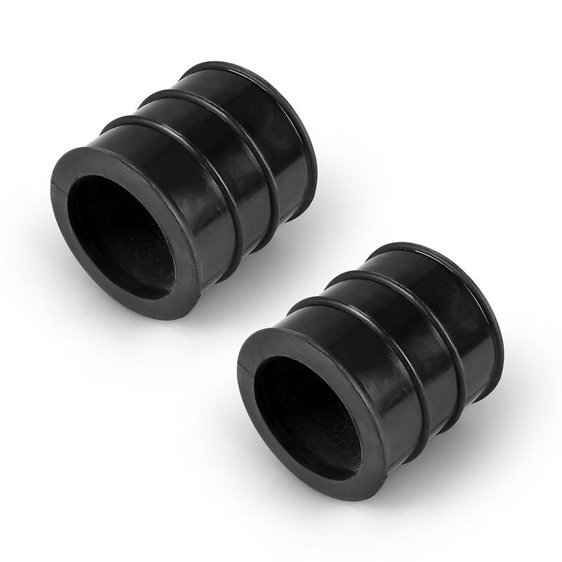 2PCS Exhaust Muffler High Temp Pipe Clamps Rubber Connectors Mounts 1W2-14714-00-00 For Yamaha Banshee 350 YFZ350 1987-2006