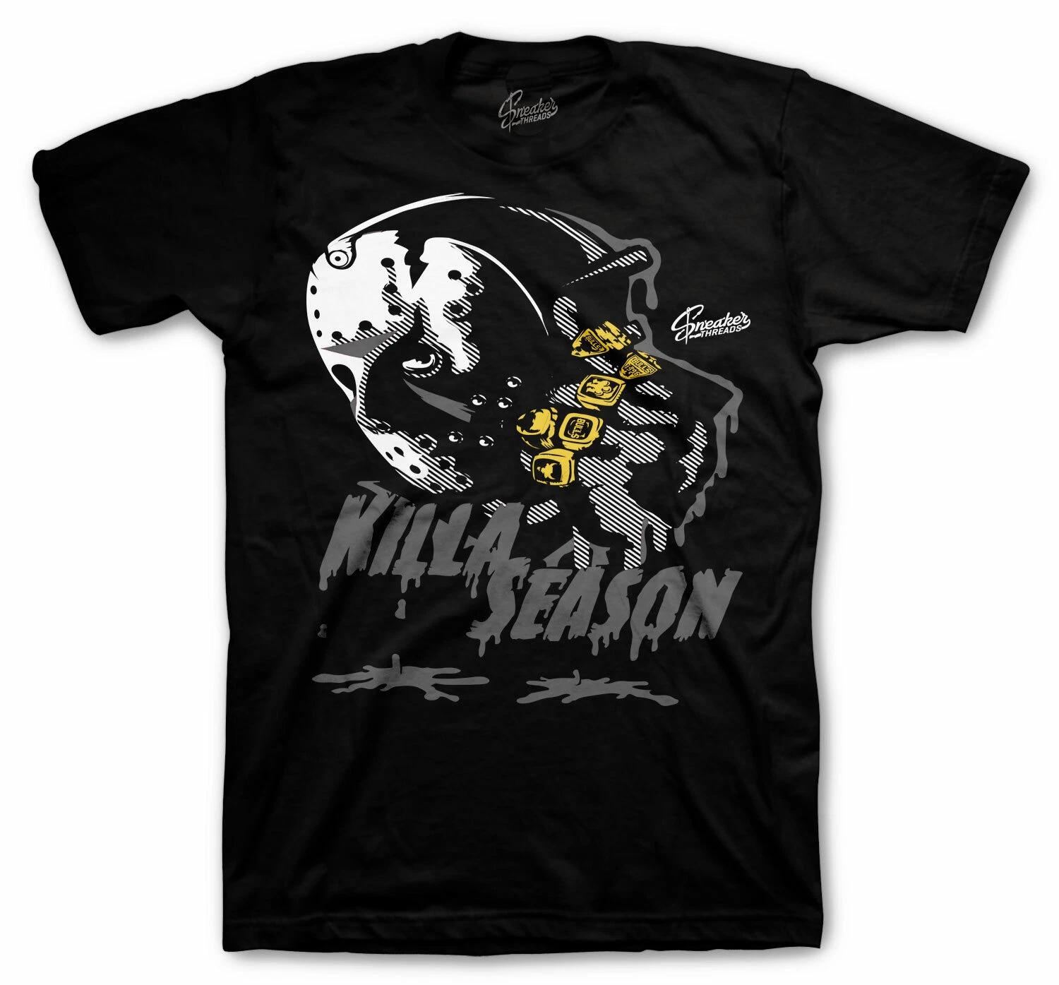 Shirt Match Foamposite Anthracite Foam Shoes Tee - Killa Season Tee 3XL
