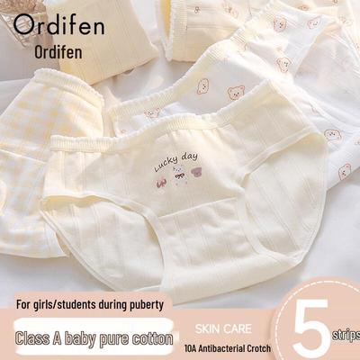 Ordifen Baumwoll-Slips für Teenager-Mädchen, antibakteriell