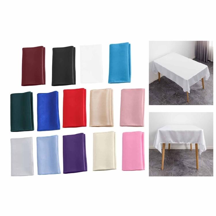 Stylish Tablecloth with Easy Maintenance Bright Smooth Table Cloth for Event Planners and Homemakers Decoration