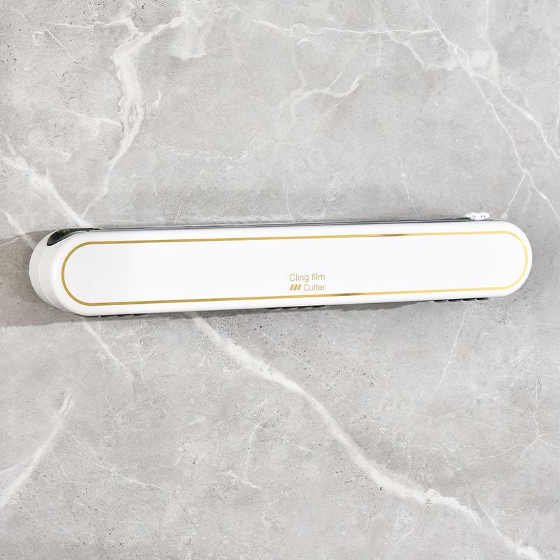 

Двунаправленный нож для резки пищевой пленки, бытовой разделитель пищевой пленки, настенный кухонный неперфорирующий бокс для резки алюминиевой фольги Two-way paddle cutter белый