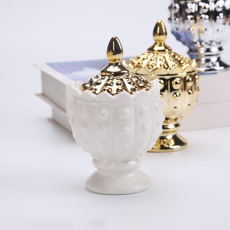 Figure Lips Ceramic Storage Jar Cotton Swab Box Jewelry Storage Jar Vintage Art Decorate Scented Candle Cup Home Decorations