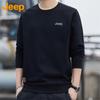 Jeep Men's Casual Long Sleeve Round Neck Sweatshirt