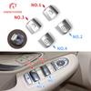 Car Window Switch Button Cover Vehicle Door Glass Control Switch Key Cap For Mercedes Benz W213 W238 W257 E CLS Class