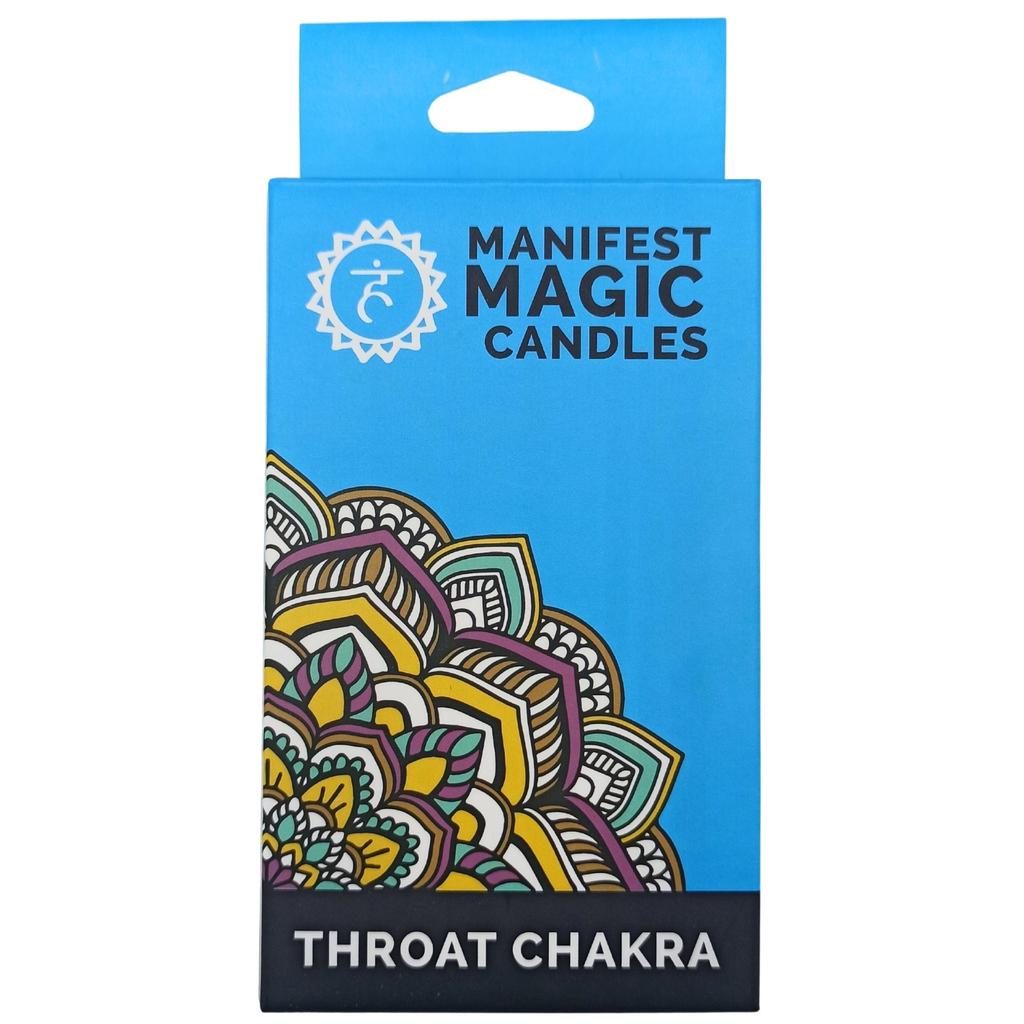 Throat Chakra Candles Blue Pack of 12