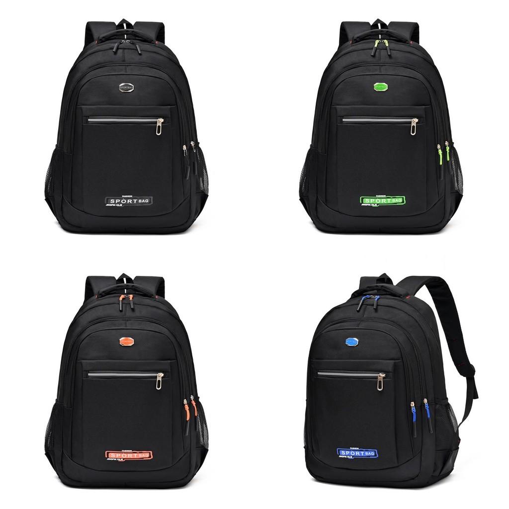 Simple Letter Printed Men Casual Computer Backpack For Business And Commuting