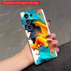 2DFlat Samsung Phone Case Vibrant Fluid Color Splash Art Phone Case Applicable To Galaxy S23 S24 S25ULTRA S26 A12 A14 A15 A16 A54 A55