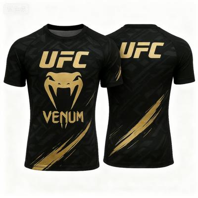 Summer Men's Fashion Fitness Round Neck Casual Short Sleeved 3D T-shirt