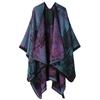 Ladies' Fashionable Knitted Shawl, High-end Travel Wear, Imitation Cashmere Cloak