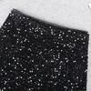 Sexy Skirt High Waist Hip Wrapped Solid Color Shiny Sequins Decor Mini Skirt Leisure Beach Travel Party Wear