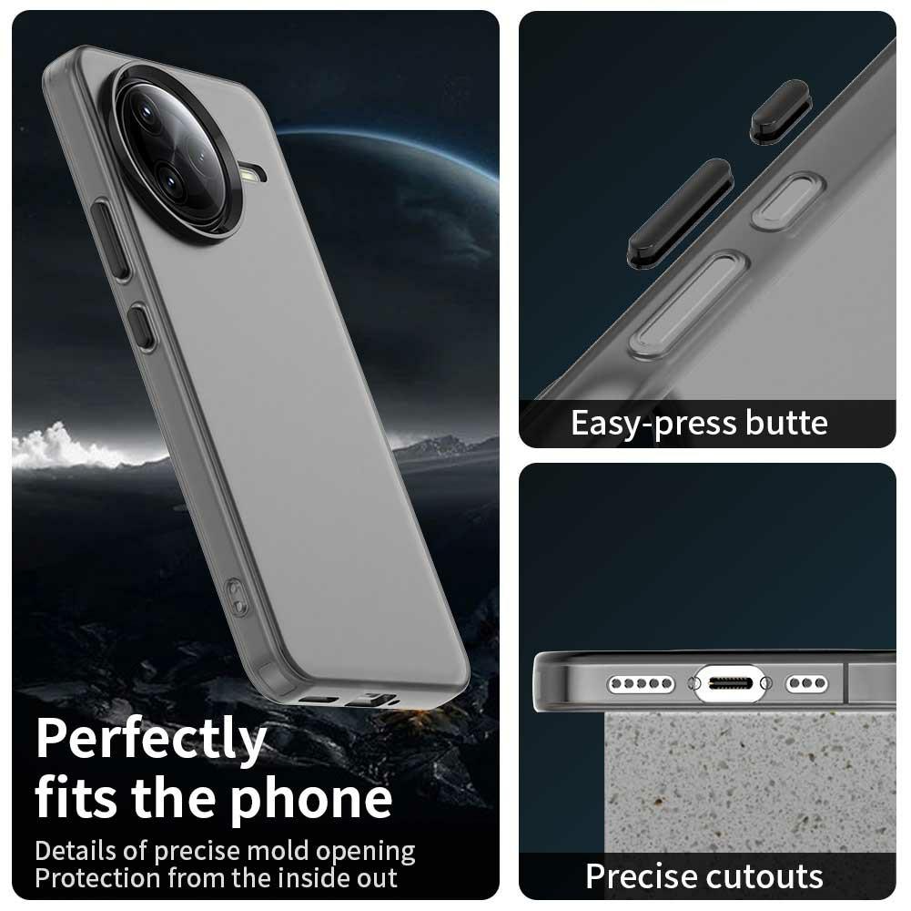 For Xiaomi Poco F7 Ultra 5G/Redmi K80 Pro 5G Case PC+TPU+PET Matte Anti-Drop Phone Back Cover
