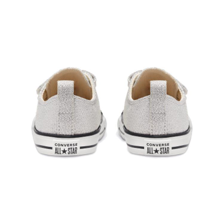 Converse All Star 2V Low top Toddler Shoes Silver Infant And Toddler 767777C