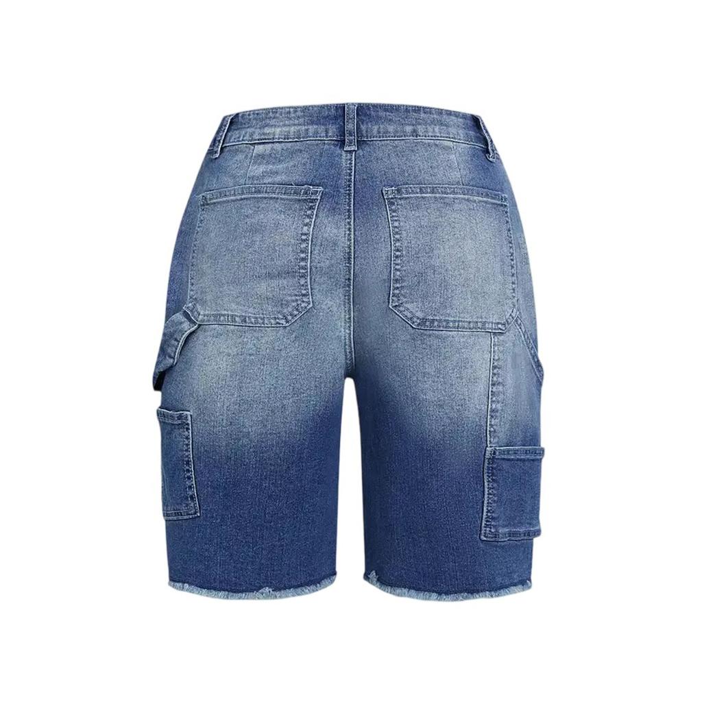 Women's Denim Classic Versatile High Waist Fashionable Shorts