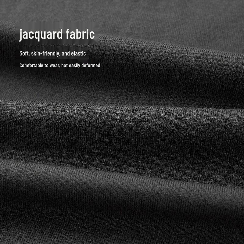 HLA Men's Fashion Jacquard Long Sleeve Knit Pullover