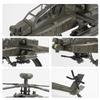 Modellino Elicottero AH-64 Apache 1/32 Giocattolo Modello in Lega pressofusa con Suono Luci Elica Metallica Rotante Giocattoli per Ragazzi Regali