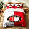 Feyenoord (1) Juego de 3 piezas adecuado para dormitorios principales suave y cómodo un regalo ideal para familiares y amigos Incluye una funda nórdica y dos fundas de almohada