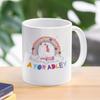A for Adley Mug Ice Cream Unicorn Rainbow Mug Office Breakfast Coffee Milky Cup 11oz Office Water Tea Cup Birthday Gift